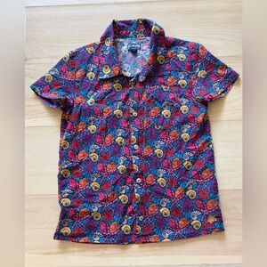 Vilebrequin Sea Shells Cotton Bowling Shirt Noumea